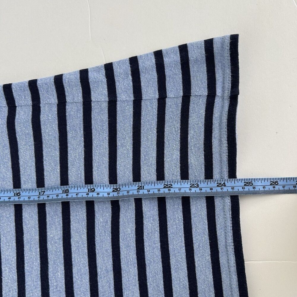 Saint James Top Womens Breton Blue Striped M Boatneck Long Sleeve Preppy France - Picture 8 of 12